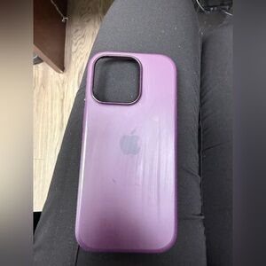 Apple iPhone 16 pro case in plum